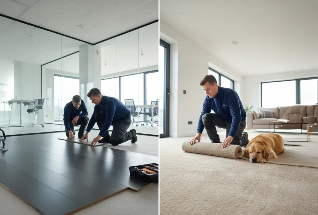 Domestic and Commercial Floor fitting by AGN Floor Coverings Ltd